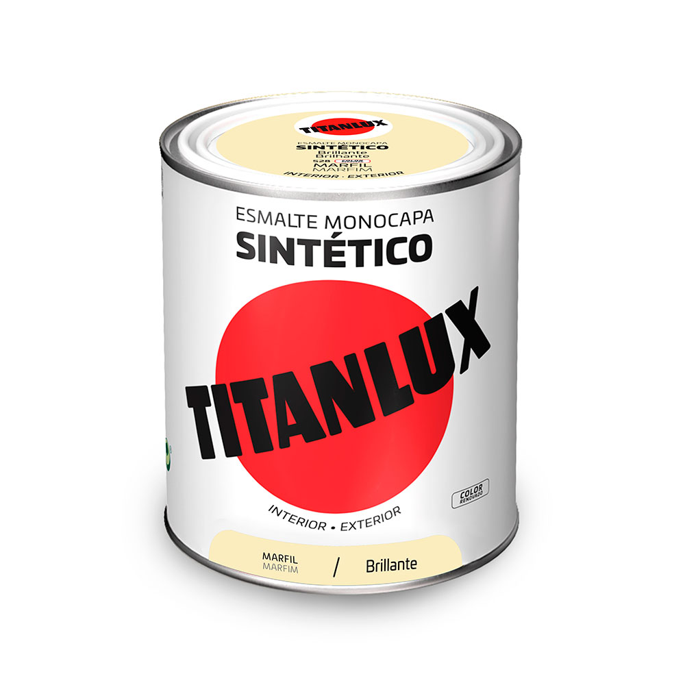 Titanlux Esmalte Sintético Brillante Marfil 0,75l 001052834