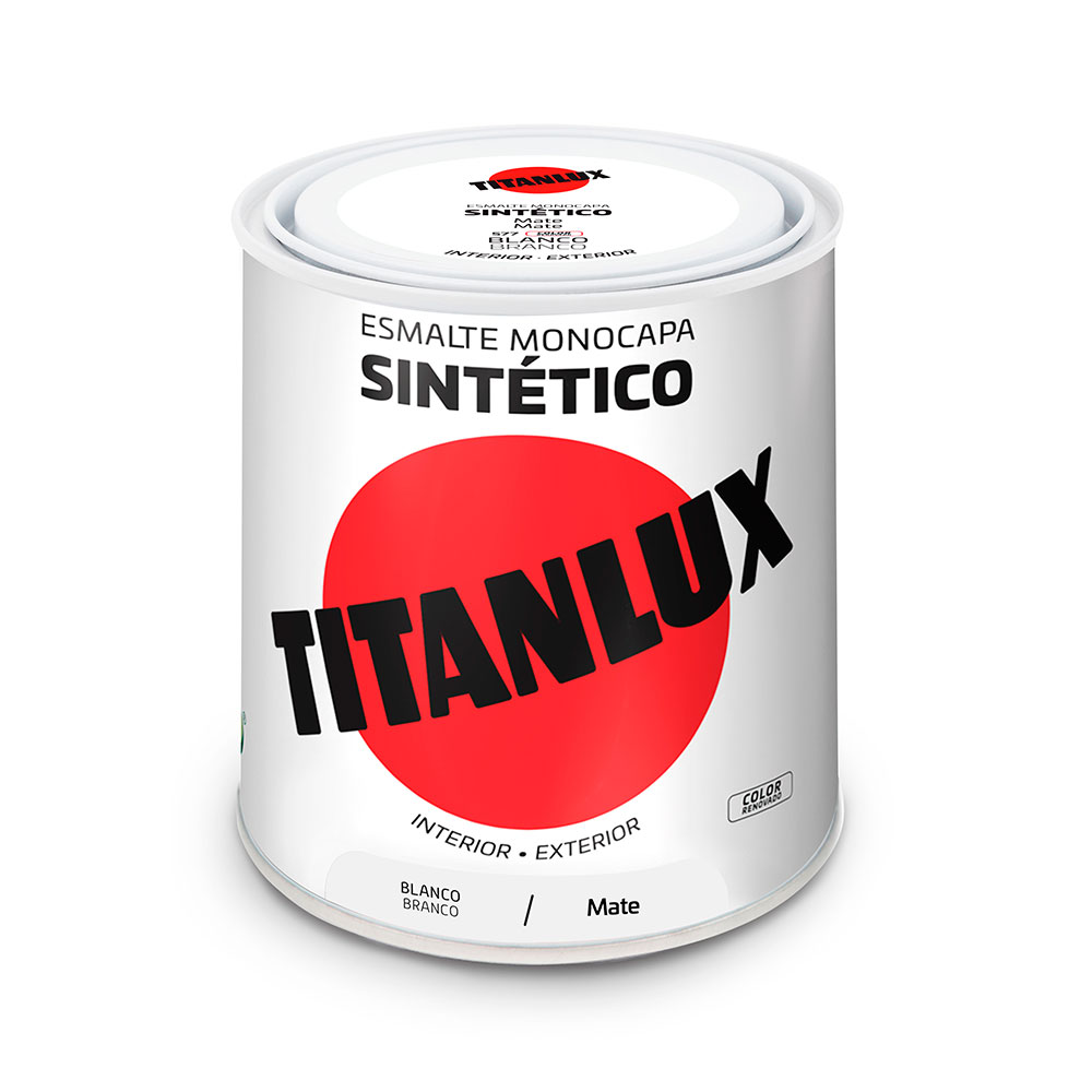 Titanlux Esmalte Sintético Mate Blanco 0,25l