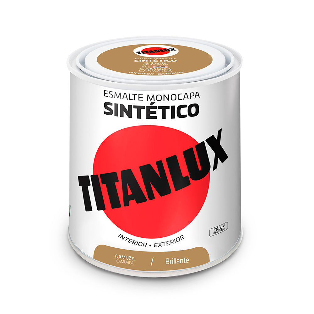 Titanlux Esmalte Sintético Brillante Gamuza 0,25l