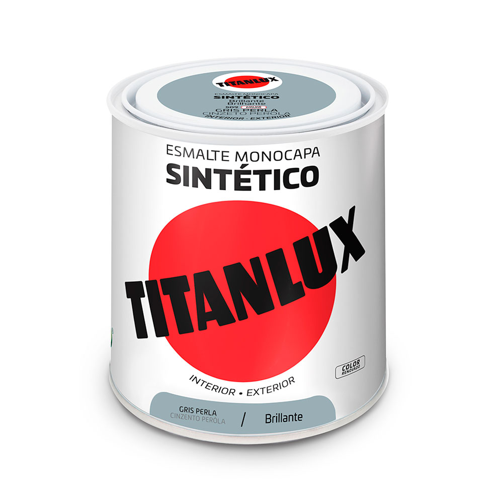 Titanlux Esmalte Sintético Brillante Gris Perla 0,25l