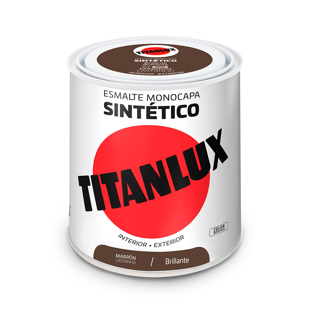 Titanlux Esmalte Sintético Brillante Marrón 0,25l