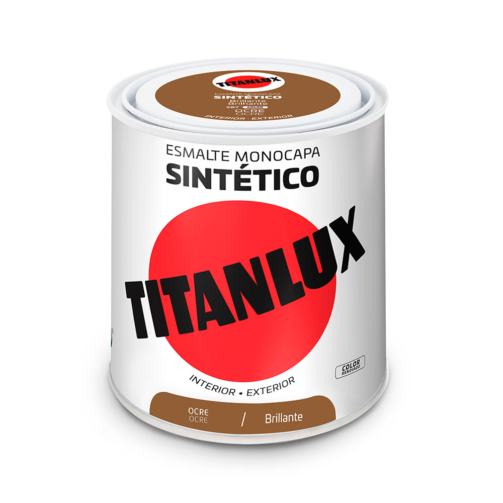 Titanlux Esmalte Sintético Brillante Ocre 0,25l