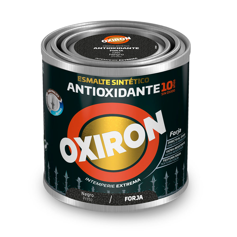 Oxiron Esmalte Antioxidante Forja Negro 0,25l
