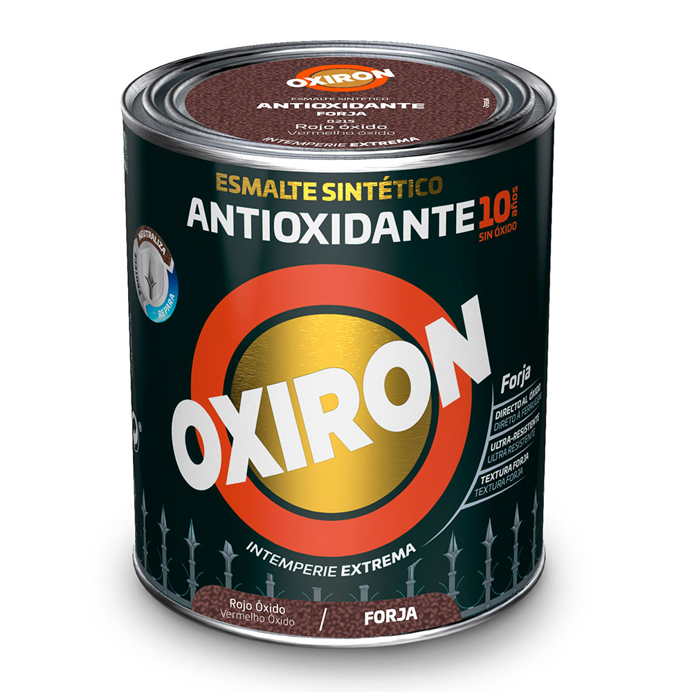 Oxiron Esmalte Antioxidante Forja Rojo Óxido 0,75l