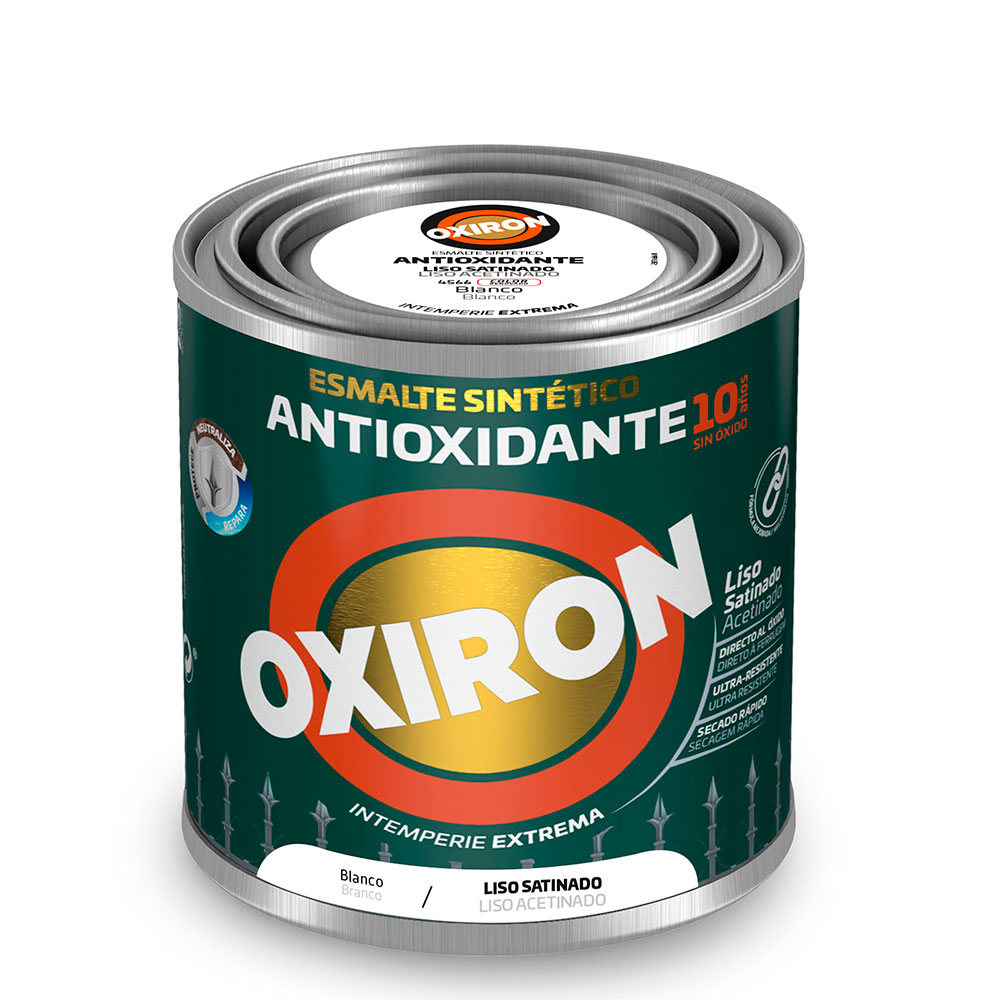 Oxiron Esmalte Antioxidante Liso Satinado Blanco 0,25l