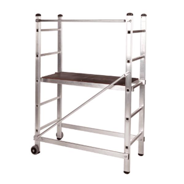 ESCALERA ANDAMIO ALUMINIO 1.60M PLATAFORMA 110X40CM 3M ALTURA TRABAJO **OFERTA**