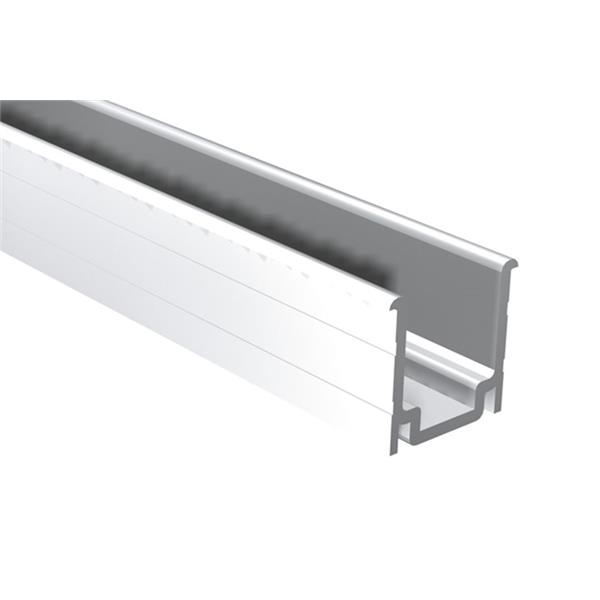 GUIA 3.00M INFERIOR ALUMINIO 150-300KG 34x20 **PERFIL INFERIOR ** SAHECO