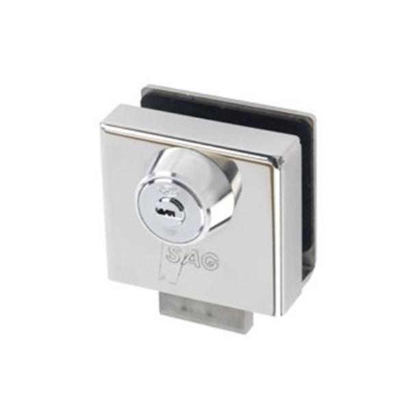 CERRADURA SUELO PUERTA CRISTAL INOX LLAVE SERRETA **OFERTA**