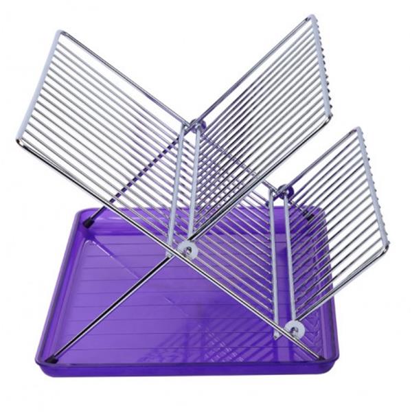 ESCURREPLATOS PLEGABLE CROMADO 89035-LILA