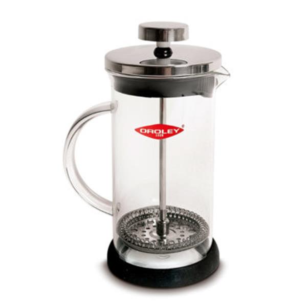 CAFETERA EMBOLO CROMADA TETERA SPEZIA 600ML OROLEY