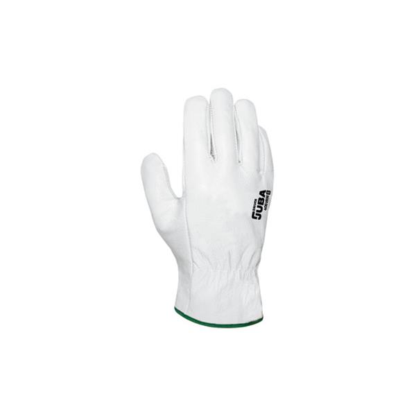 GUANTE 9 PIEL BLANCA FLOR VACUNO NATURAL JUBA