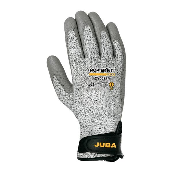 GUANTE 9 ANTI-CORTE POWER CUT JUBA DY0085P CAT-D CIERRE VELCRO