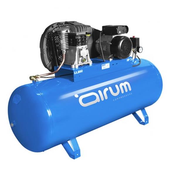 COMPRESOR 3CV 390L/MIN TRIFASICO 270L 11BAR 154KG AZUL AIRUM 1520X590X1100MM **OFERTA**