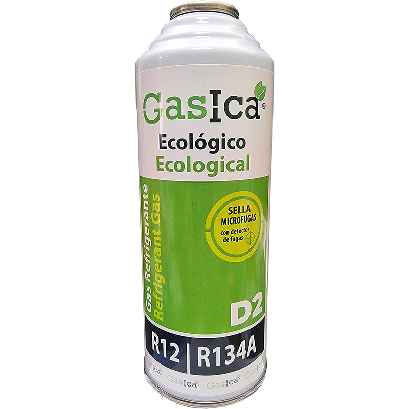 1 Botella Gas Gasica D2 226g Alternativo R12, R134A Freeze