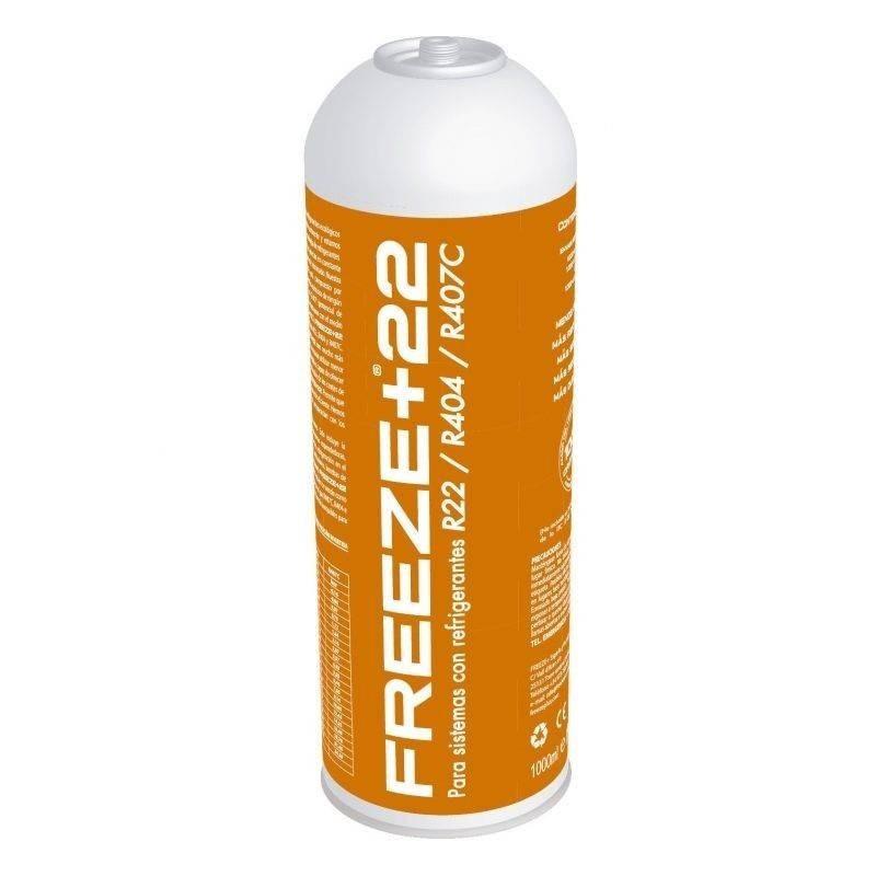 1 Botella Gas Refrigerante Freeze +22 400Gr Organico Sustituto R22, R404, R407C