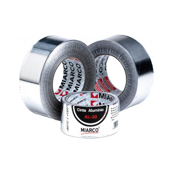CINTA ALUMINIO 50MM ROLLO 50M AL-30 MIARCO