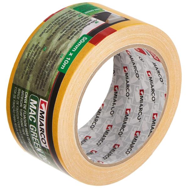 CINTA ADHESIVA DOBLE CARA FIJACION CESPED 50MM ROLLO 10M MIARCO