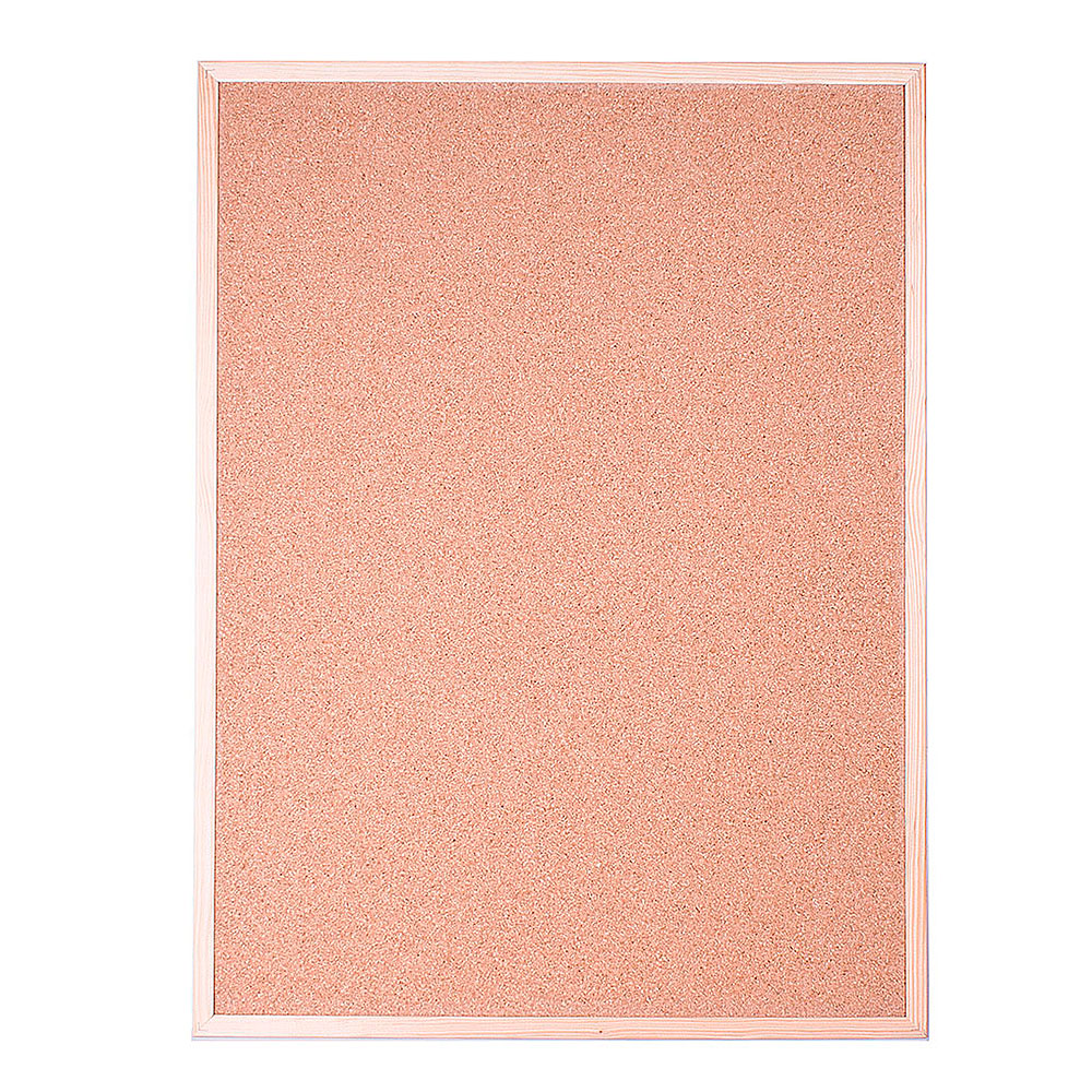 Pizarra Corcho Marco Pino Macizo 125x75 cm