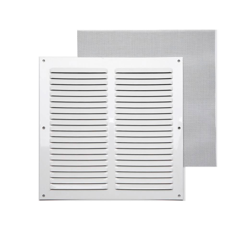Rejilla S/B C/ Mosquitera Blanca 25x25
