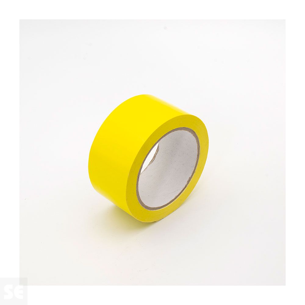 Cinta Adhesiva PVC 66 m (largo) x 50 mm (ancho) Amarilla