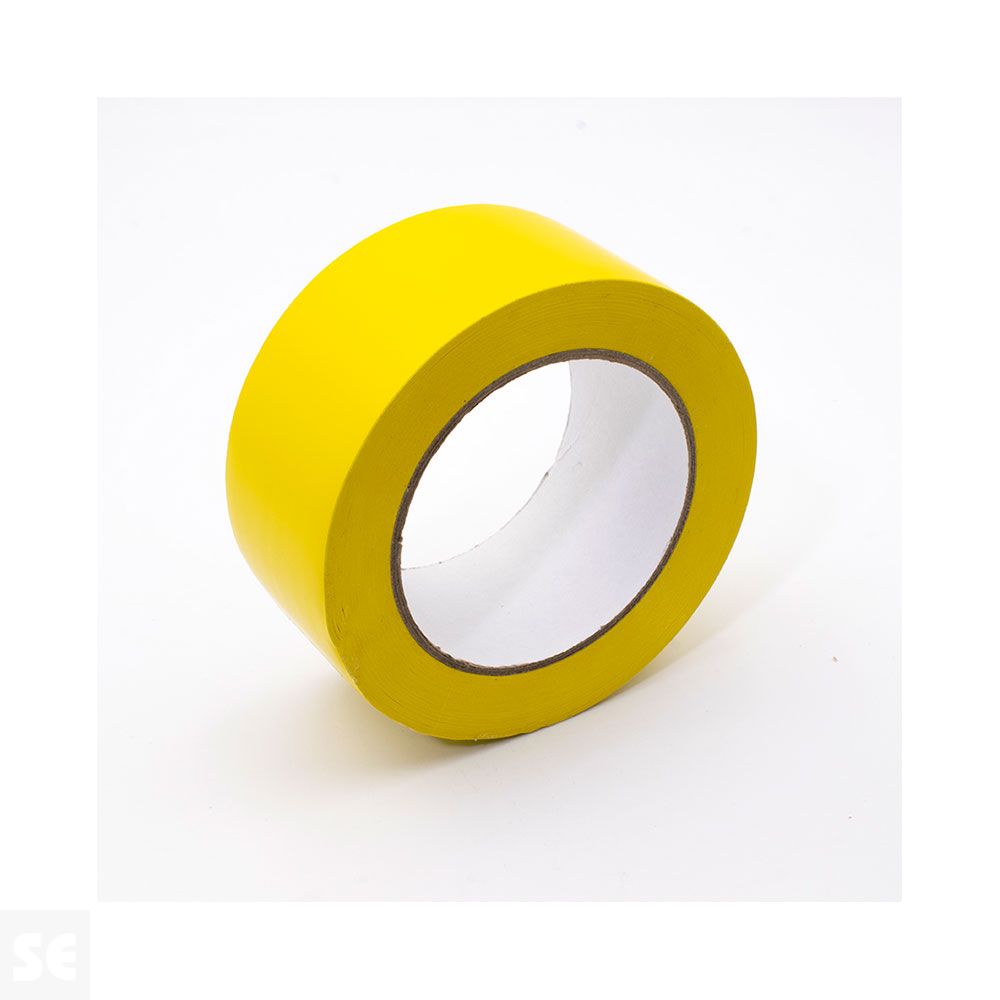 Cinta Adhesiva Balizar Unicolor 33 m (largo) x 50 mm (ancho) Amarillo