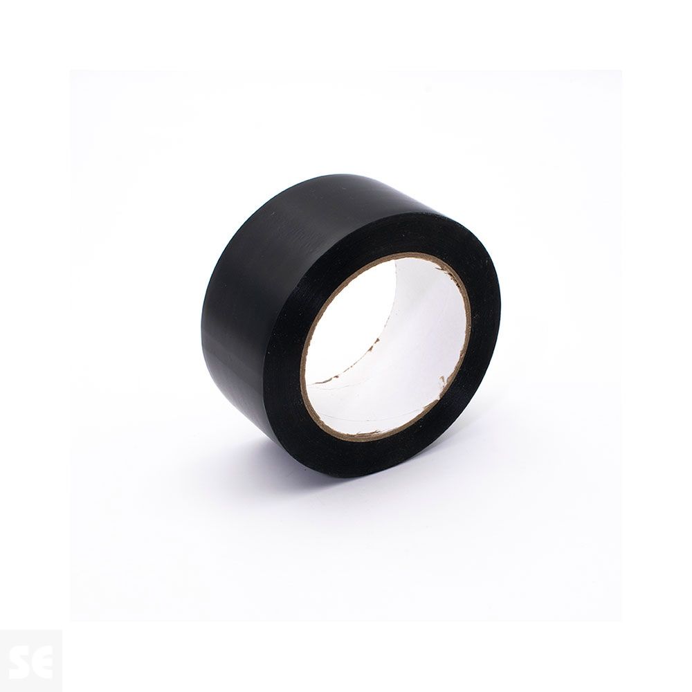 Cinta Adhesiva Balizar Unicolor 33 m (largo) x 50 mm (ancho) Negra