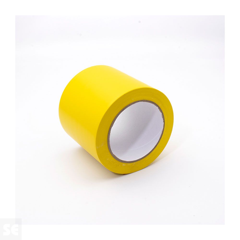 Cinta Adhesiva Balizar Unicolor 33 m (largo) x 100 mm (ancho) Amarilla