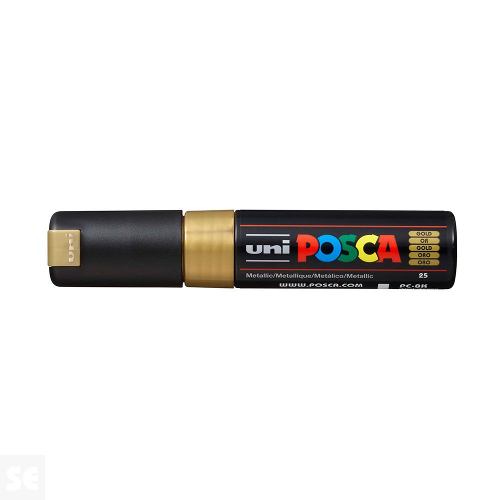Rotulador Pintura Posca Oro Metálico Pc8k 8 mm