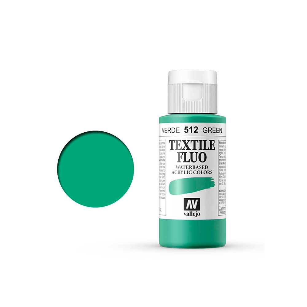 Fluo Textilecolor 512-60 ml Verde