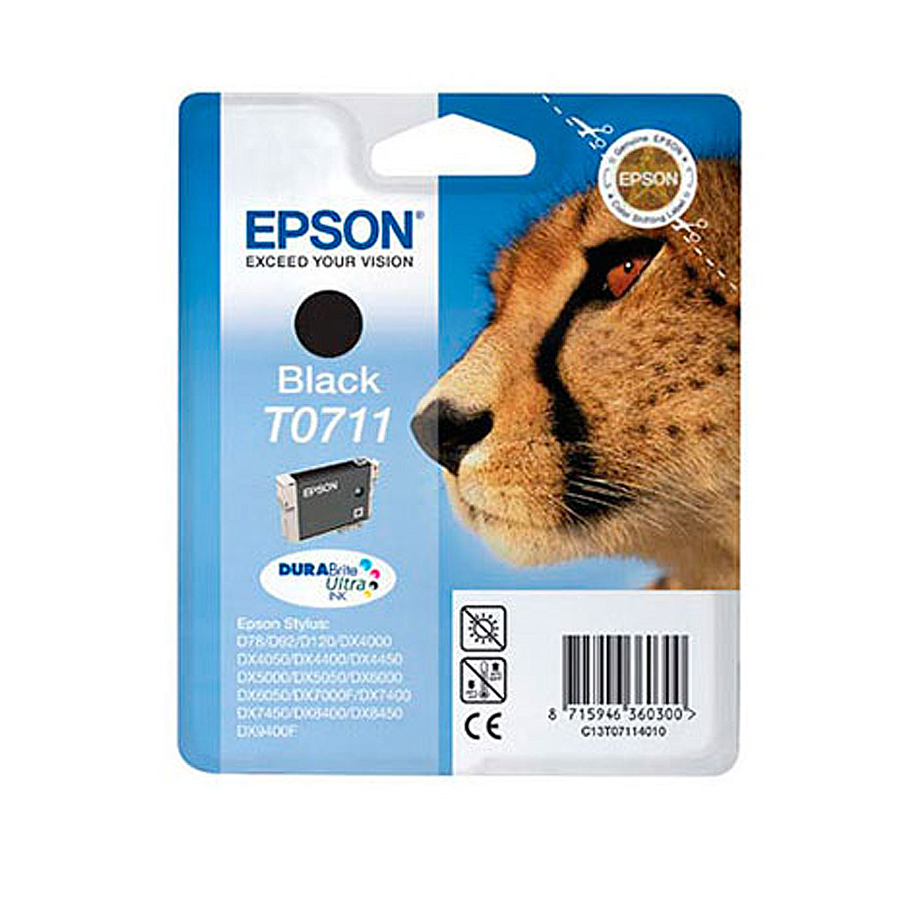 Cartucho Tinta Epson T0711 Negro