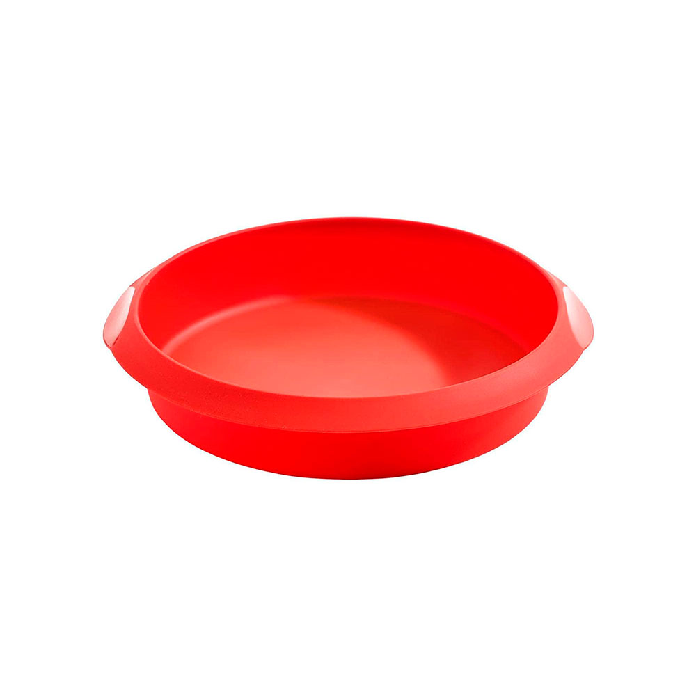 Molde Silicona Redondo 24 cm Rojo