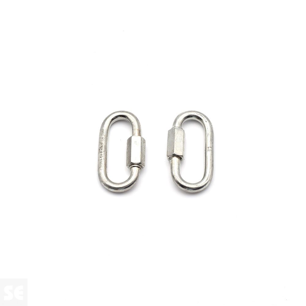 Eslabón C/ Cierre Seguridad Galvanizado 5x50mm (2u.)