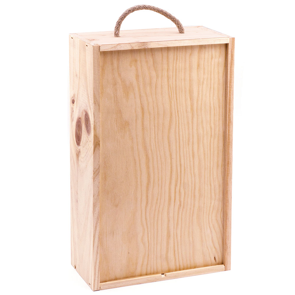 Caja Madera 2 Botellas
