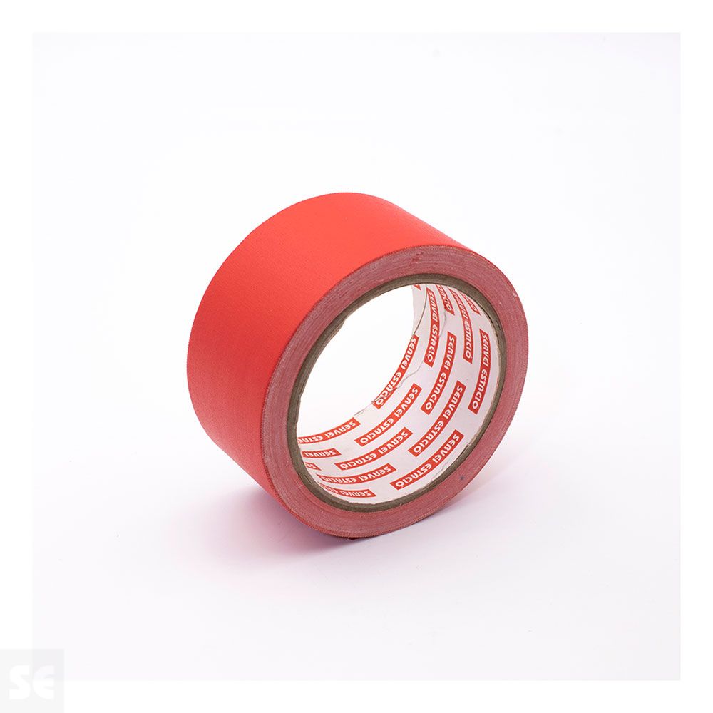 Cinta Adhesiva Tela 10 m (largo) x 50 mm (ancho) Rojo