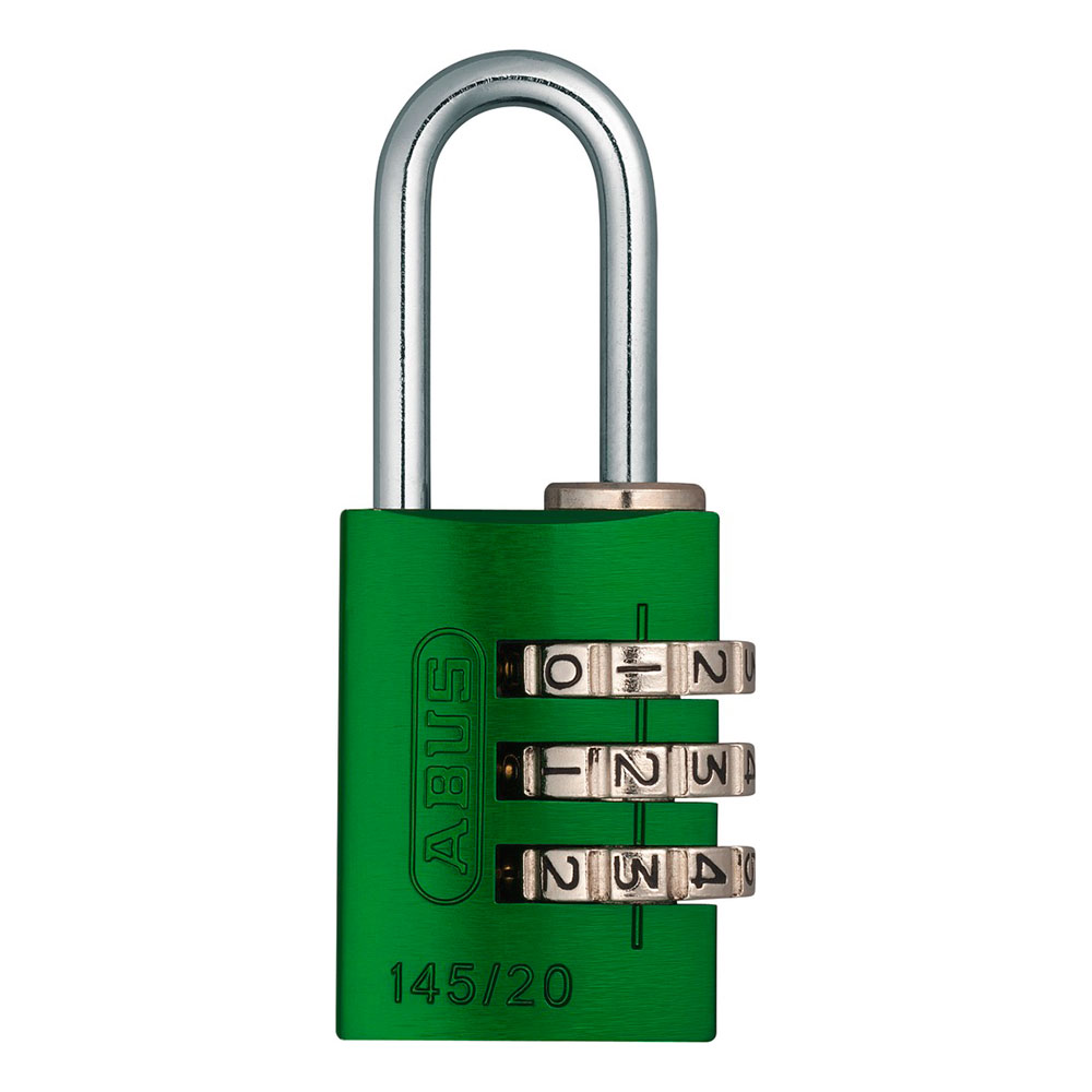 Candado Aluminio Combinación 20 Mm Verde