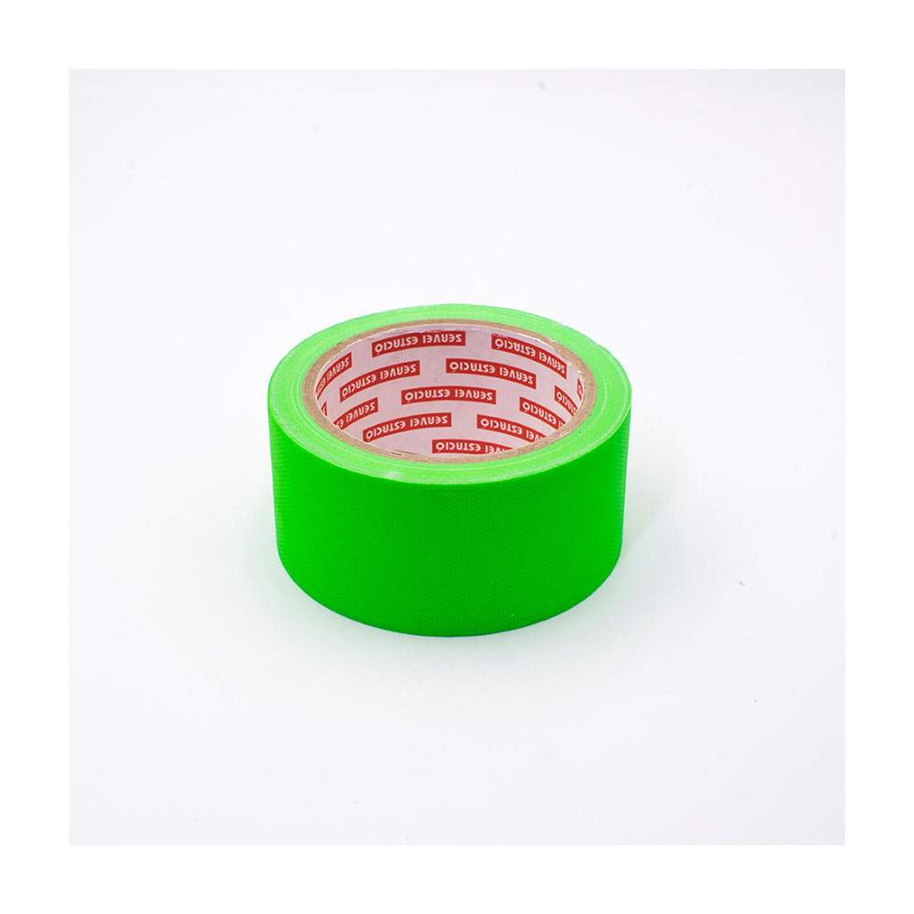 Cinta Adhesiva Fluorescente 10 m (largo) x 50 mm (ancho) Verde