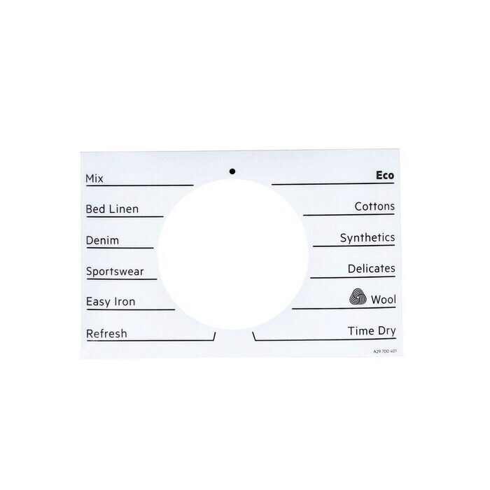 tarjeta programas, mando, adhesivo, EN