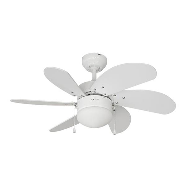 VENTILADOR TECHO BLANCO 50W ASPAS 76CM *OFERTA*