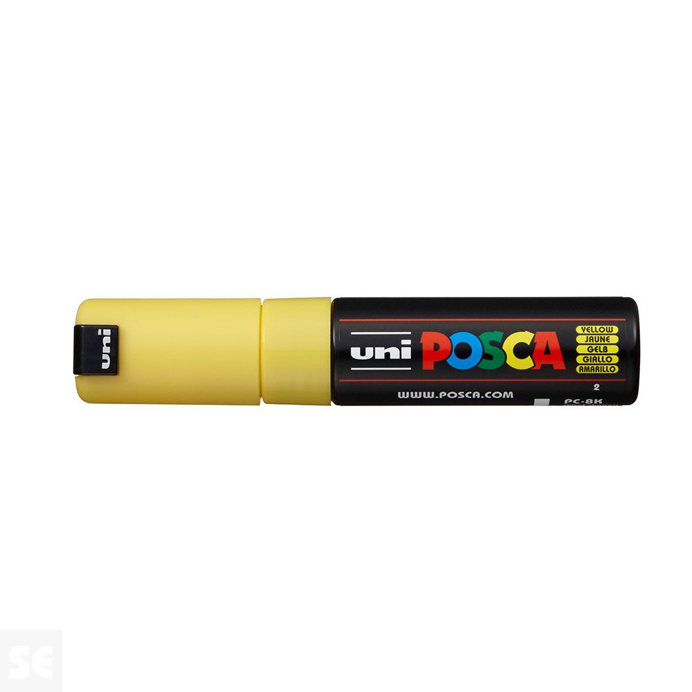 Rotulador Pintura Posca Amarillo Pc8k 8 mm