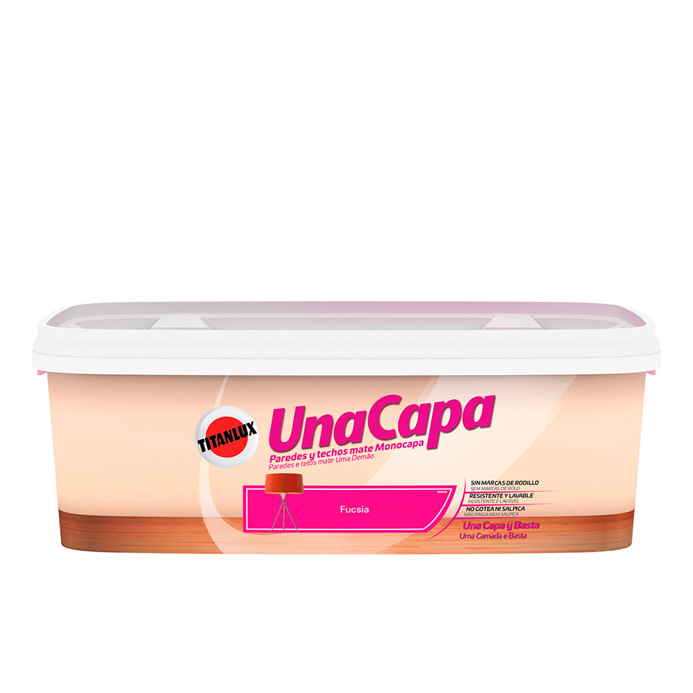 Pintura Titan Una Capa 2,5 Lts. Fucsia