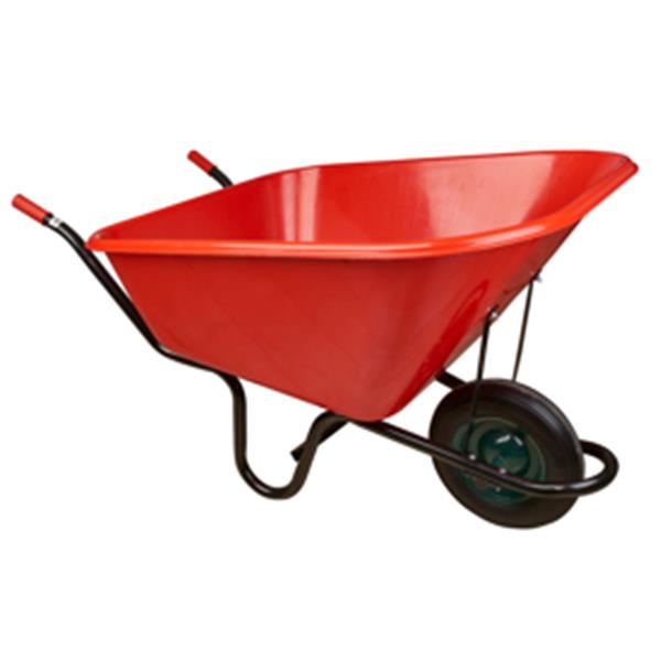 CARRETILLA ALMACEN DOBLE PALA RUEDAS NEUMATICAS KARPATOOLS 350KG *OFERTA*