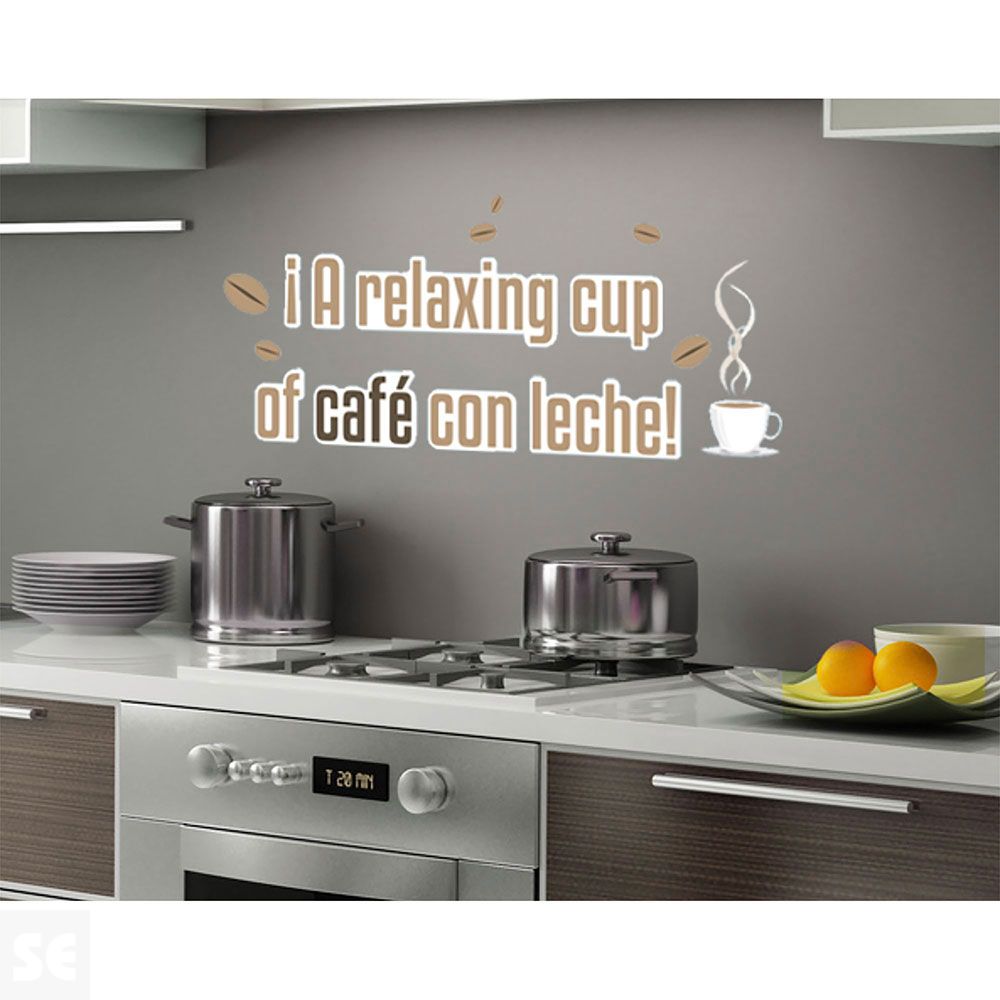 Sticker Deco A Relaxing Cup 24x68Cm