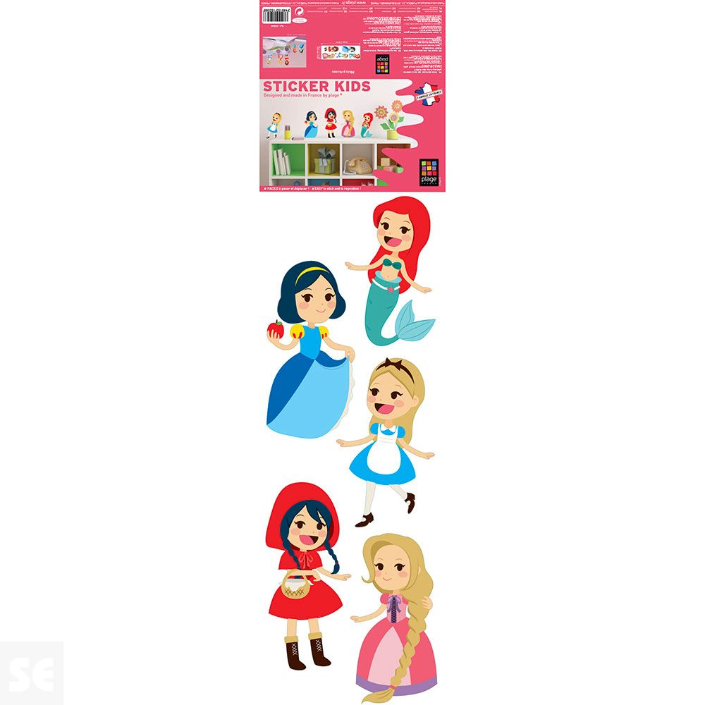 Sticker Deco Princess 24x68Cm