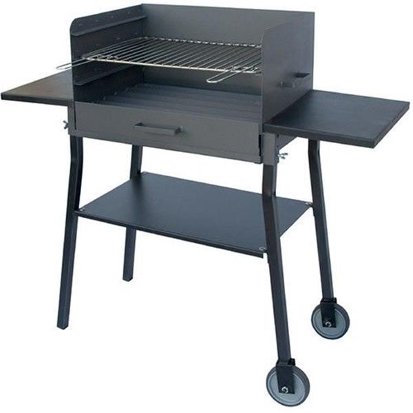 BARBACOA METALICA CON RUEDAS 3 ALTURAS 80X40X105CM **OFERTA**