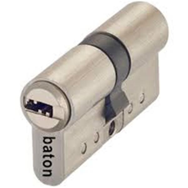 CILINDRO 70 35+35 R15 NIQUEL LLAVE SEGURIDAD D6PS ABUS *LLAVES IGUALES*