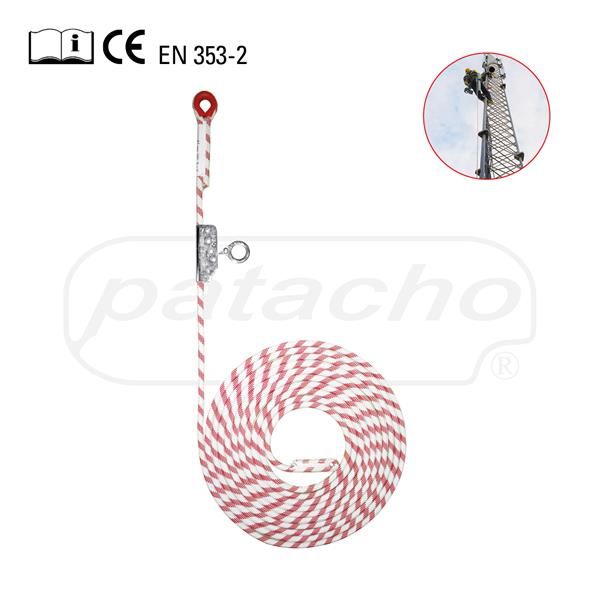 CUERDA 20M 12MM+BLOQUEO AUTOMATICO *** NO DESMONTABLE*** LINEA DE VIDA VERTICALLI **OFERTA*