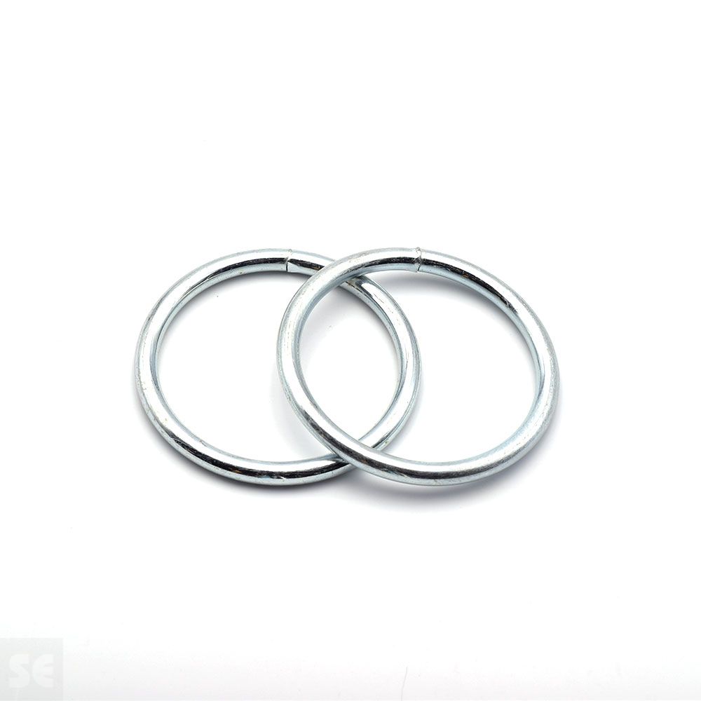 Anilla Soldada Galvanizado Niquelado 60x6 mm (2 uds.)