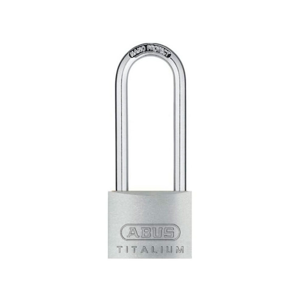 Candado Titalium Arco Largo Arco De Acero 20 Mm