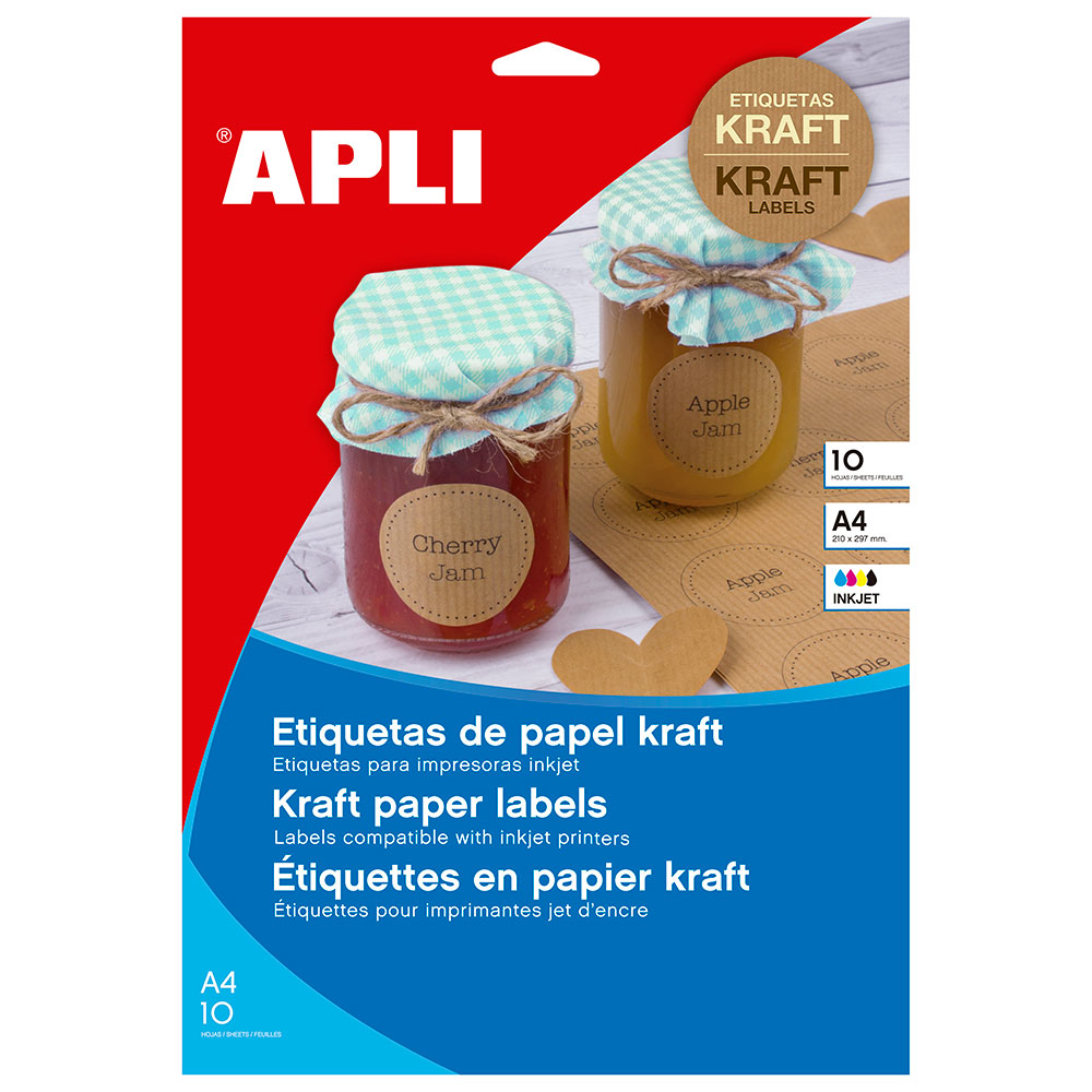 B.Etiquetas Inkjet Kraft 210