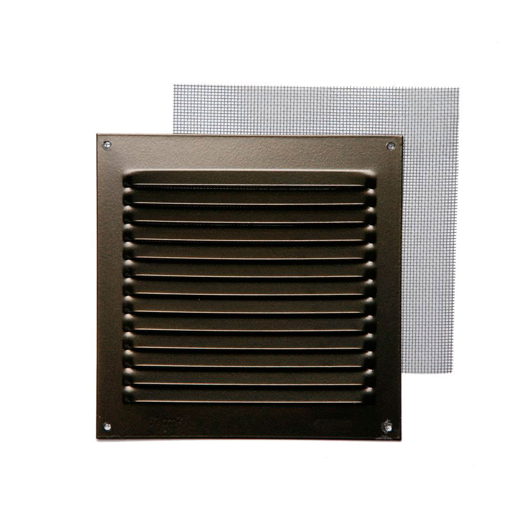 Rejilla C/Mosquitera Bronce Aluminio 15x15 cm